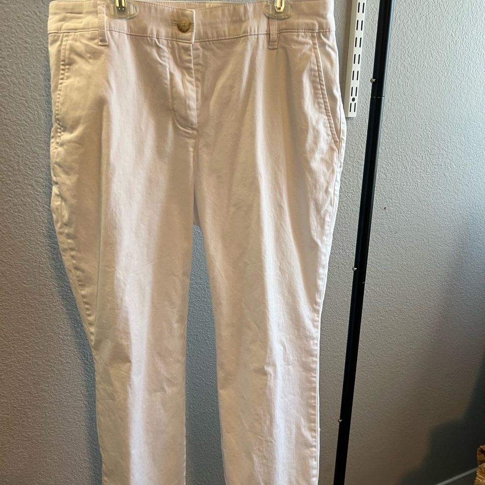 Tommy Bahama Crisp White Twill Capris